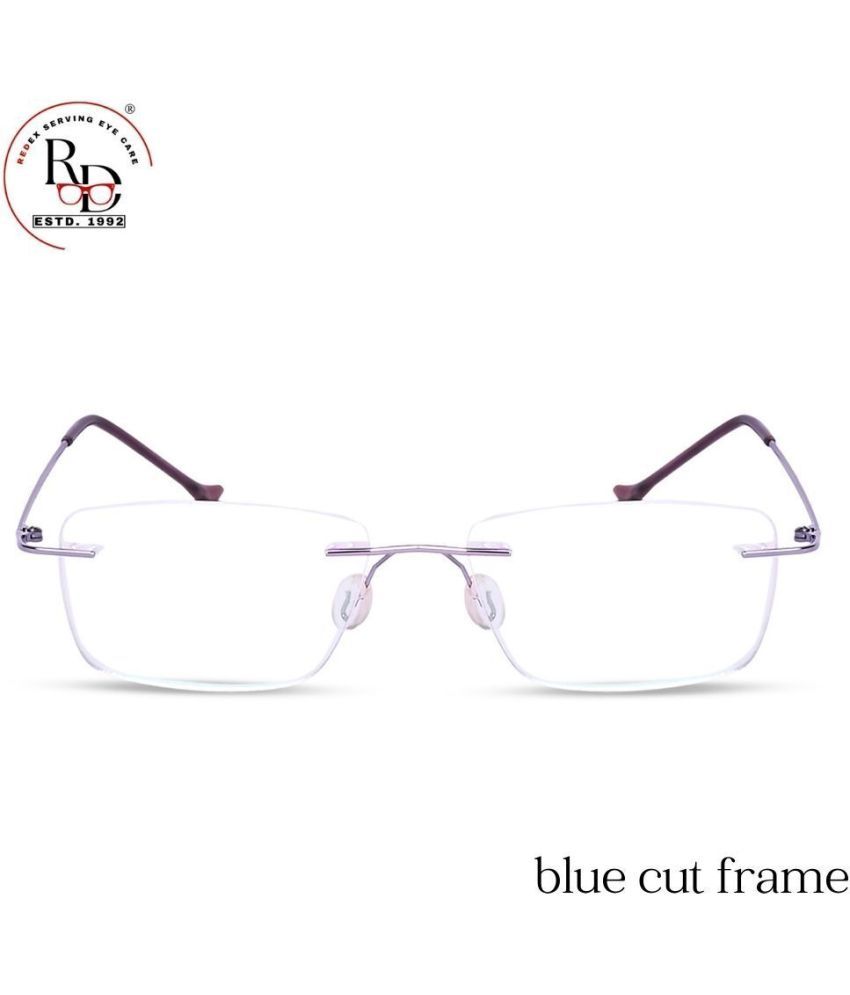     			Redex Rectangle Rimless Reading Glasses