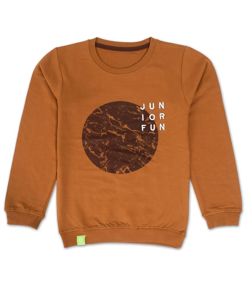     			COLOR HUNT Pack of 1 Boys Cotton Sweatshirt ( Brown )