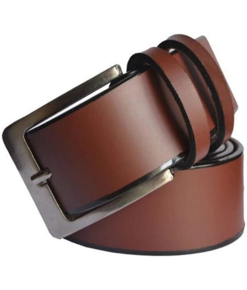     			Classic World - Brown PU Men's Formal Belt ( Pack of 1 )