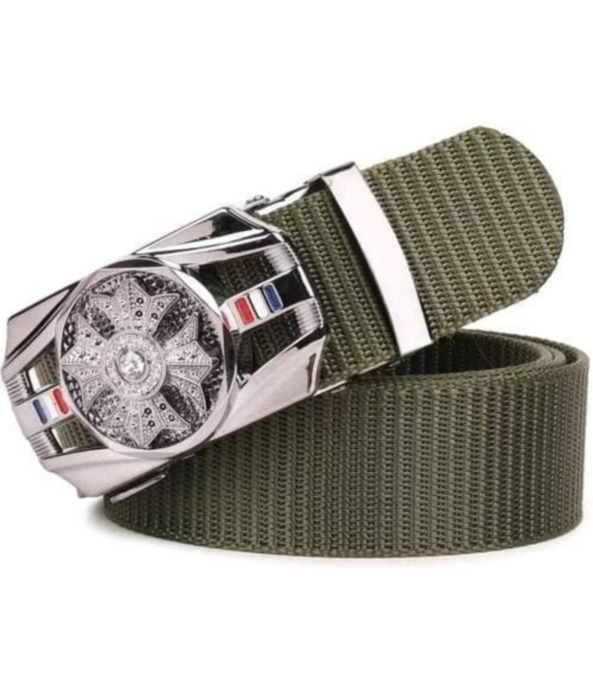     			Classic World - Green Synthetic Men's Casual Belt ( Pack of 1 )