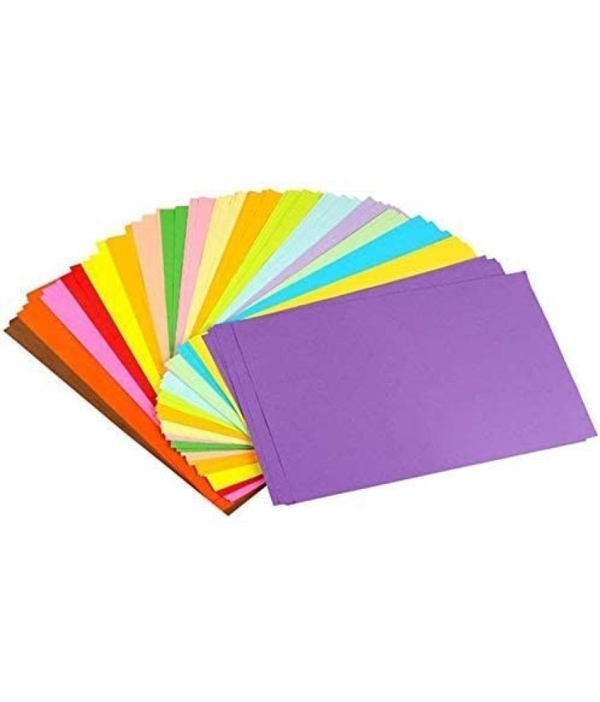     			ECLET A4 100 Coloured Sheets (10 Sheets each color)Copy Printing /Art and Craft Paper Double Sided Coloured Origami Folding DIY Craft Smooth Finish use in Home, School, Office Stationery Children's Day Gift, Birthday Gift, Party Favors,christmas decor etc