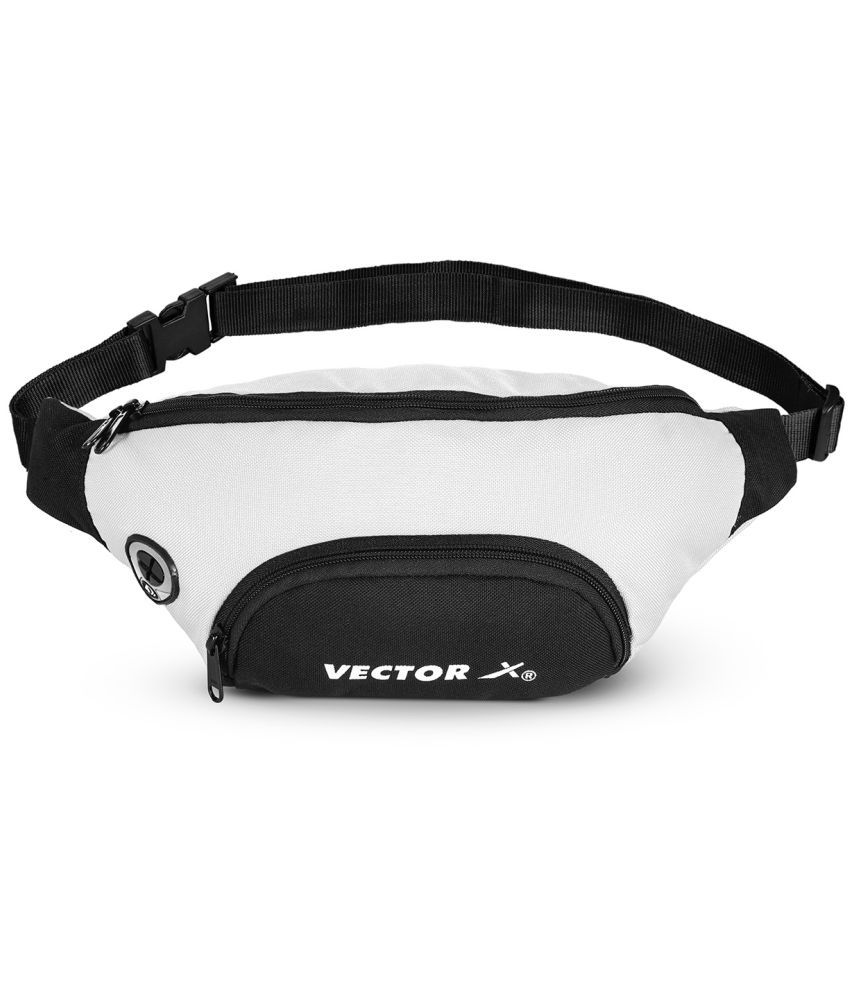     			Vector X Stylish Waist / Chest Bag with Adjustble Waist Belt, Pouch Sports Pack for Men and Women Premium Stitching, Handy,Versatile, Waterproof Bum Bag For Travel & Hiking