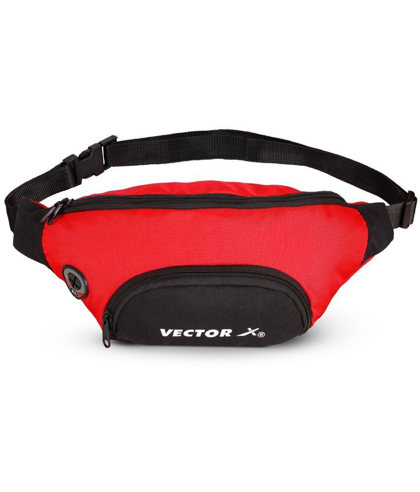     			Vector X Stylish Waist / Chest Bag with Adjustble Waist Belt, Pouch Sports Pack for Men and Women Premium Stitching, Handy,Versatile, Waterproof Bum Bag For Travel & Hiking