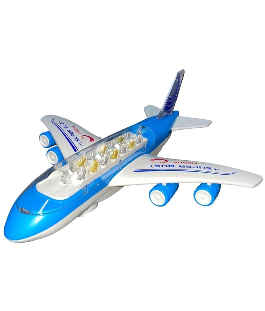     			Air Plane Bus Toy Lights & Sound Boys/Girls, Battery Operated Plane with Universal Wheel (Doesn't Fly)