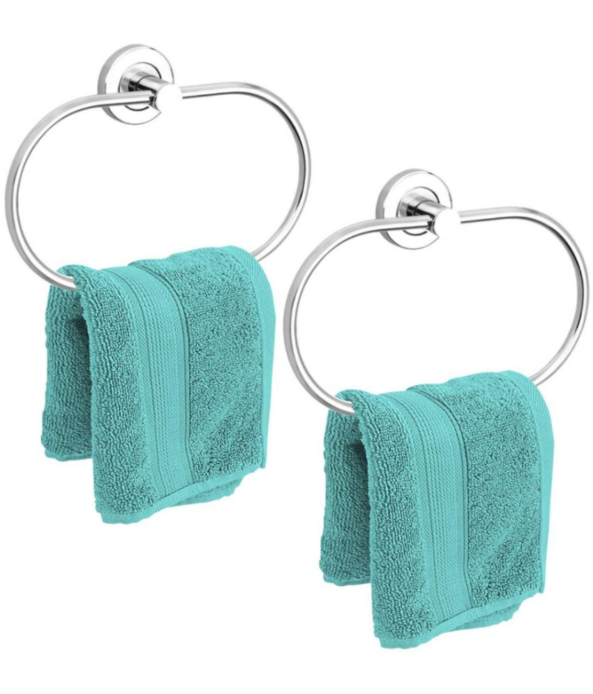     			BATHONIX - Towel Hanger S.S Flange Oval 2pcs