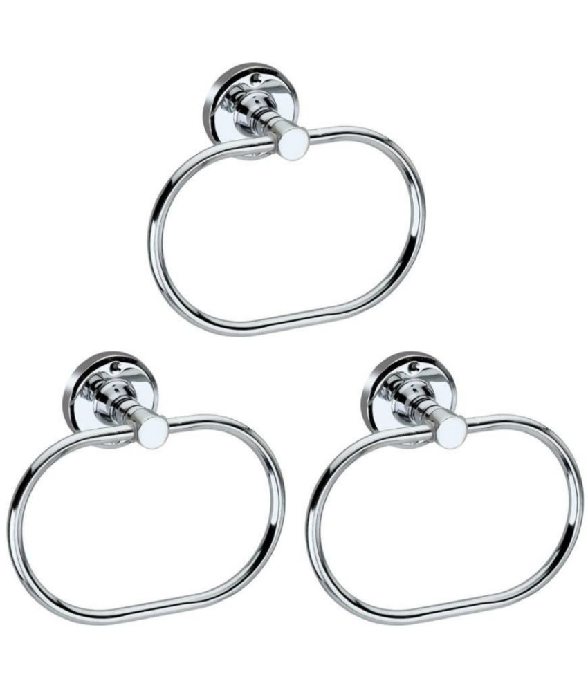     			COSVIT - Towel Hanger Steel Oval – 3pcs