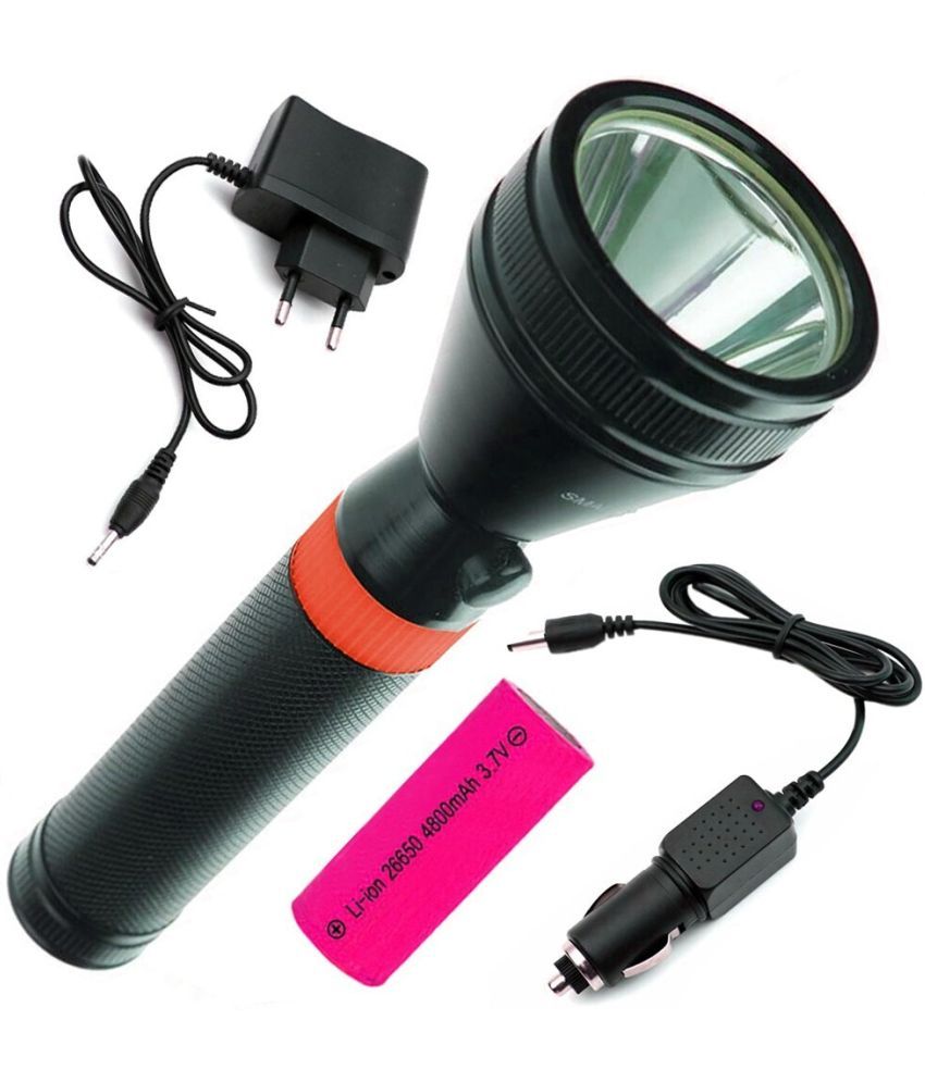     			CRS - 3W Rechargeable Flashlight Torch ( Pack of 1 )