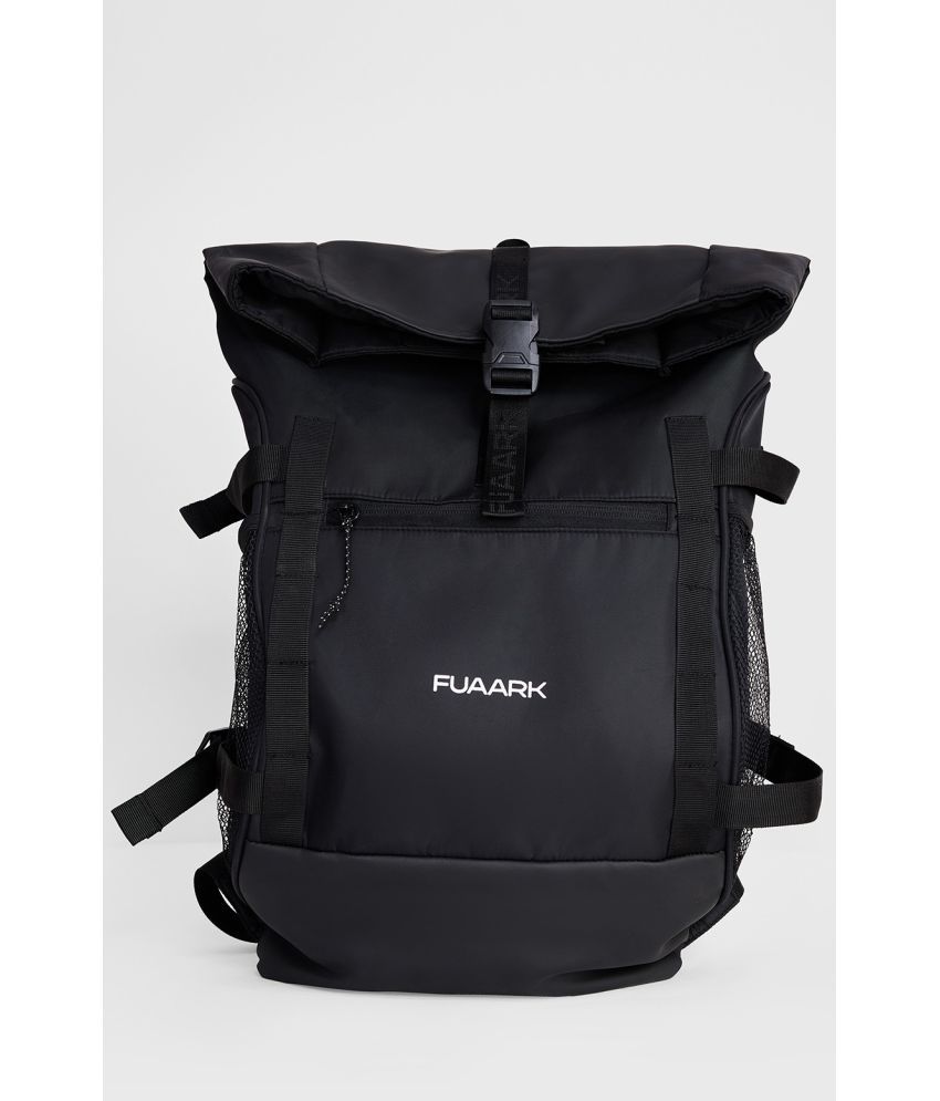     			Fuaark 30 Ltrs Polyester Backpack *For Men & Women ( Black )