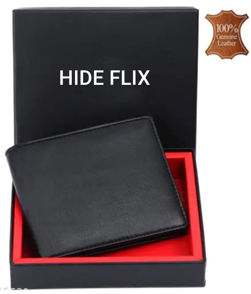     			HIDEFLIX Leather Solid Men's Regular Wallet With 4 Slots For Card ( Brown , Pack of 1 )