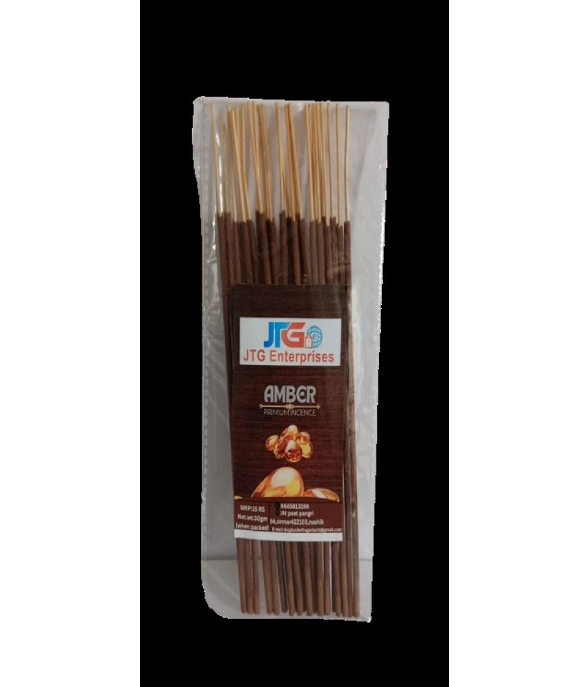     			JTG enterprises Incense Stick Amber 600 gm ( Pack of 20 )