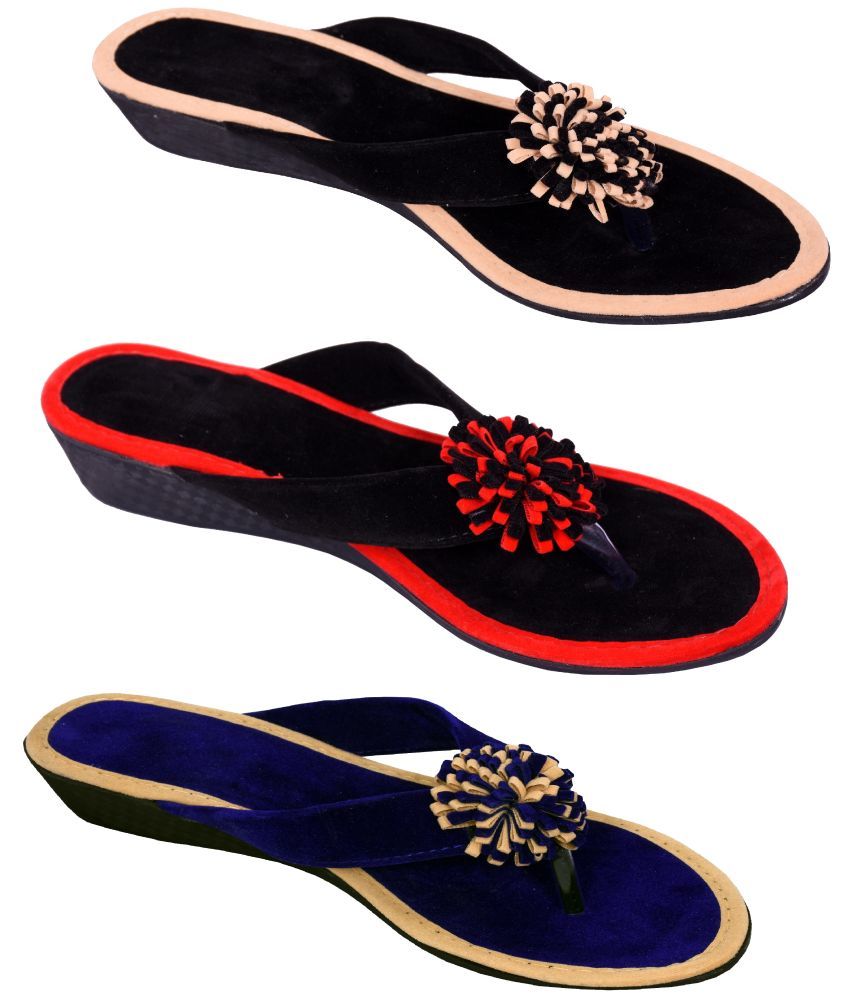     			PM Traders Multi Color Women's Flats