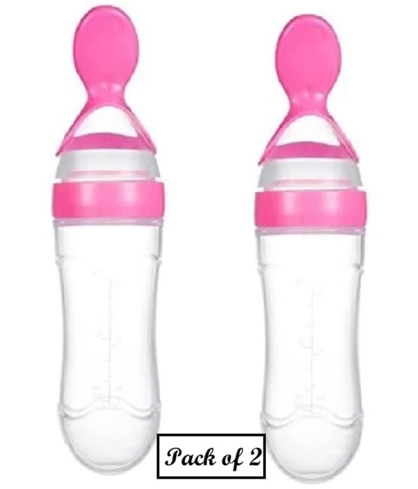     			Qin Pin 90 Multicolor Feeding Bottle ( Pack of 2 )