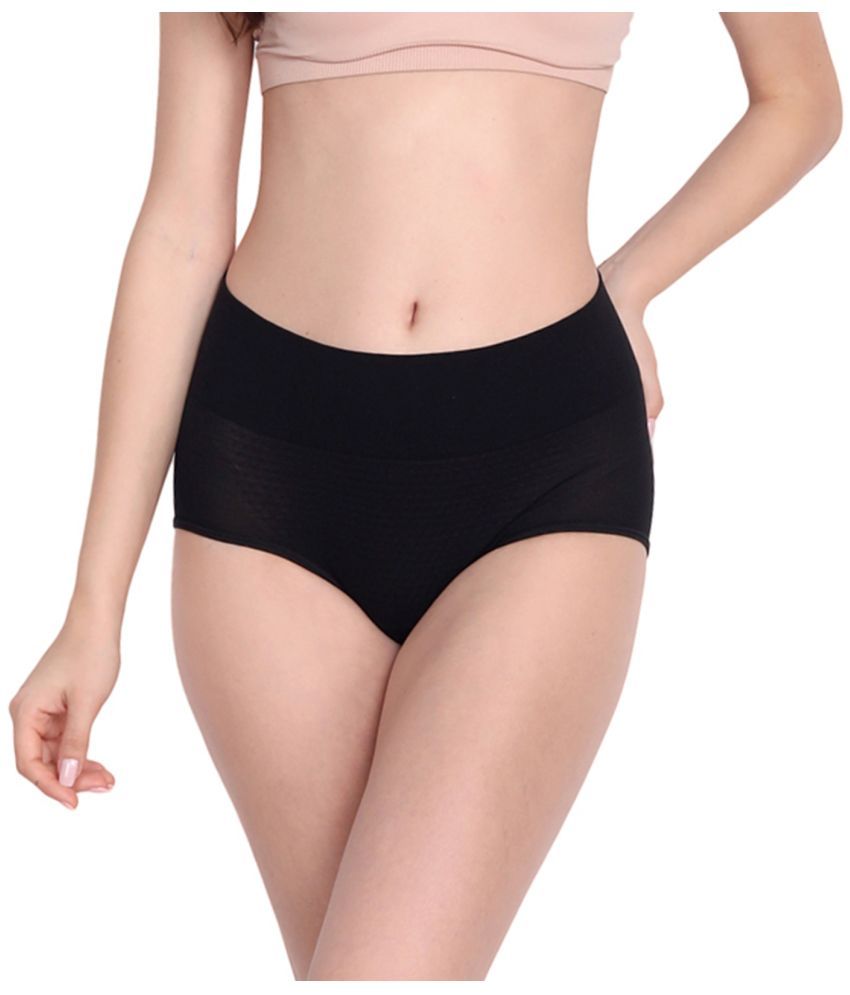     			Flenzy Pack of 1 Cotton Women's Tummy Tucker ( Black )