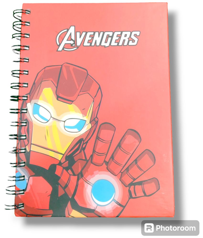     			Kalra Magic Avengers Printed Designer Notebook Diary Notepad Design 0086 | Ruled A5 Diary | Student Notebook | Art 200 | Diary | Gift Item Pack 1