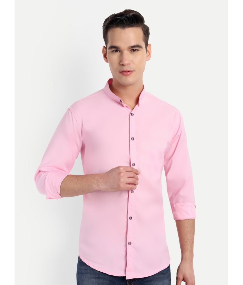     			S-LINE Cotton Slim Fit Full Sleeves Men's Formal Shirt - Pink ( Pack of 1 )