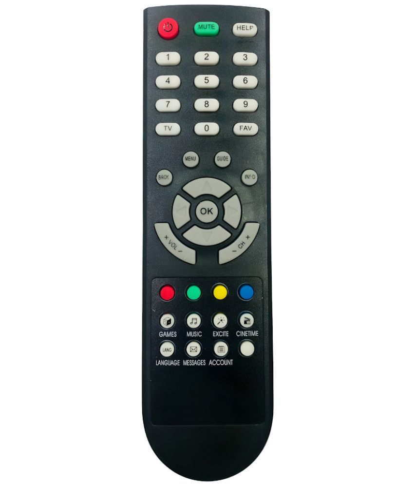     			Upix 1 DTH Remote Compatible with Den Set Top Box