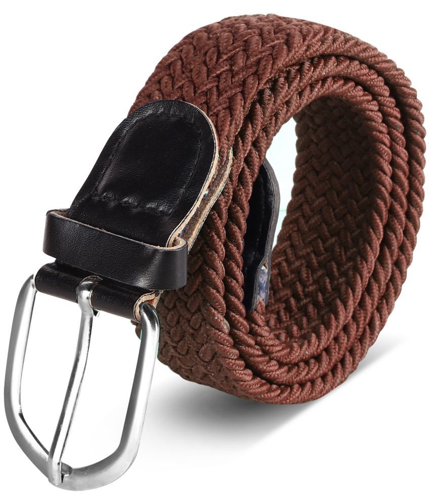     			howdy - Maroon Nylon Men's Casual Belt ( Pack of 1 )