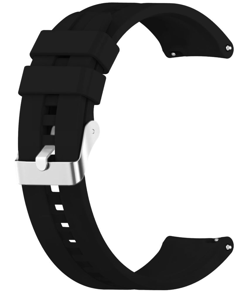     			ACM Watch Strap Silicone Belt 22mm compatible with Cellecor M9 Pro Blaze Smartwatch Classic Band Black