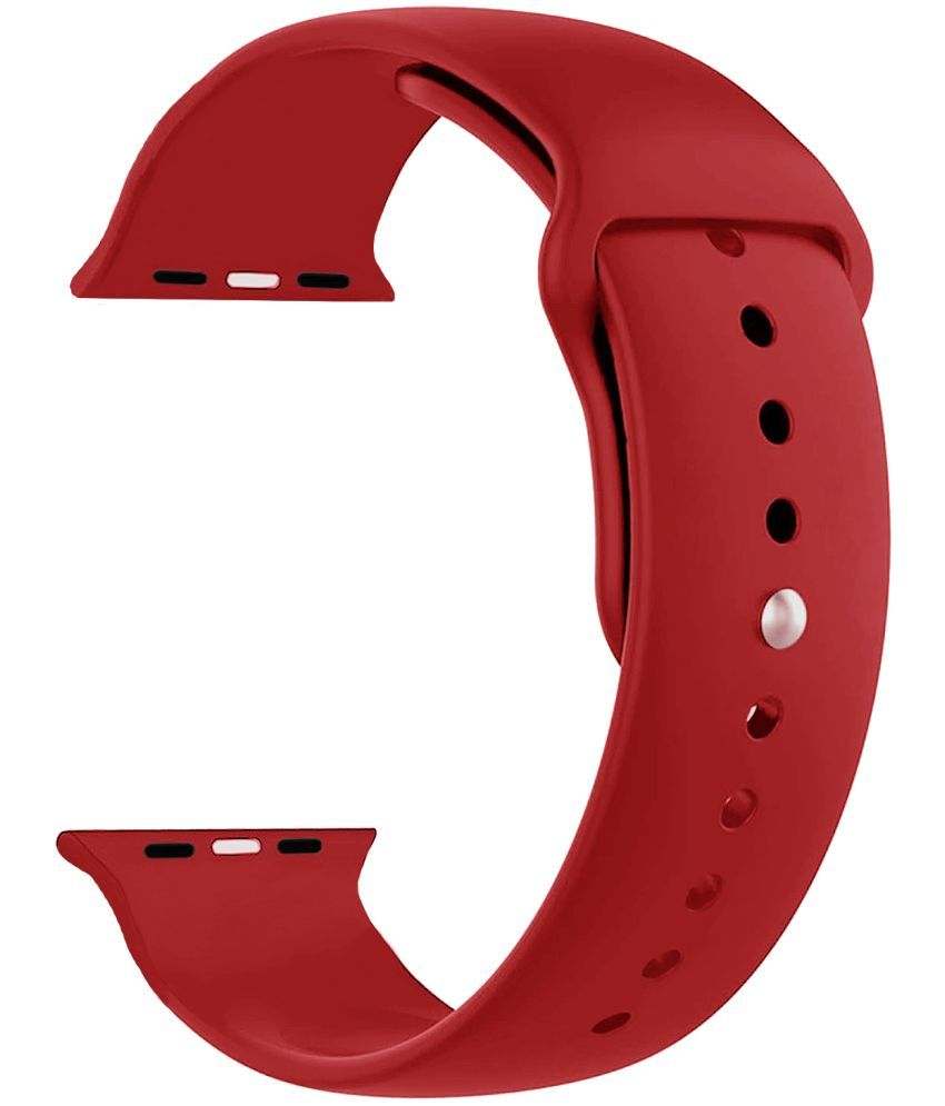     			ACM Watch Strap Slide Silicone Belt compatible with Boston Levin Eon Smartwatch Sports Band Red