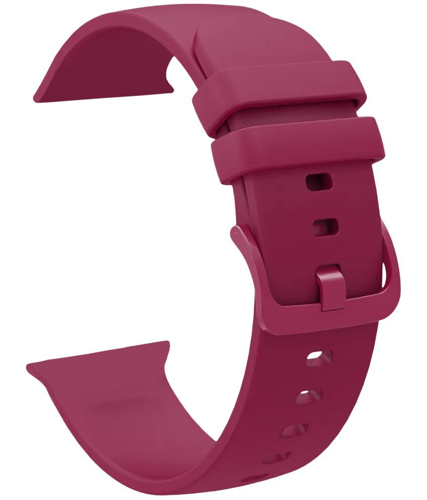     			ACM Watch Strap Slide Silicone Belt compatible with Fire-Boltt Ring 1 Bsw005 Smartwatch Color Hook Band Purple