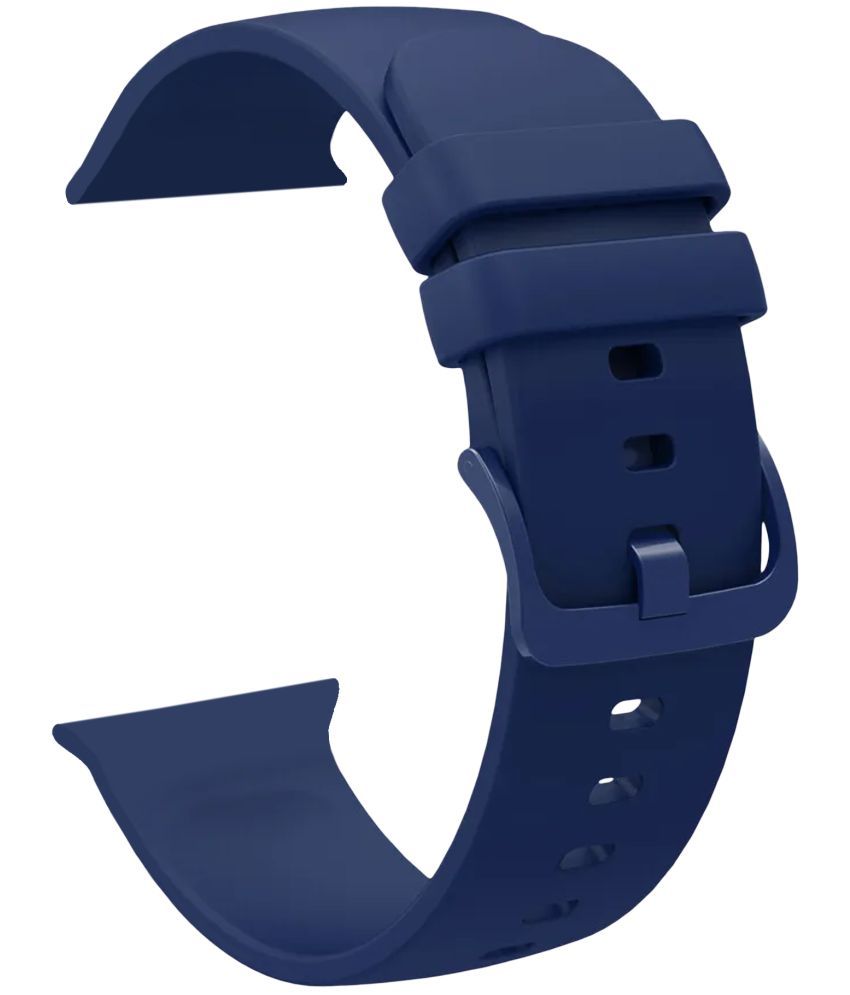     			ACM Watch Strap Slide Silicone Belt compatible with Pebble Trio Smartwatch Color Hook Band Blue