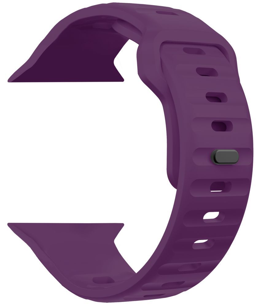     			ACM Watch Strap Slide Sports Silicone Belt compatible with Maxima Max Pro Coral Plus Smartwatch Breatheable Band Purple