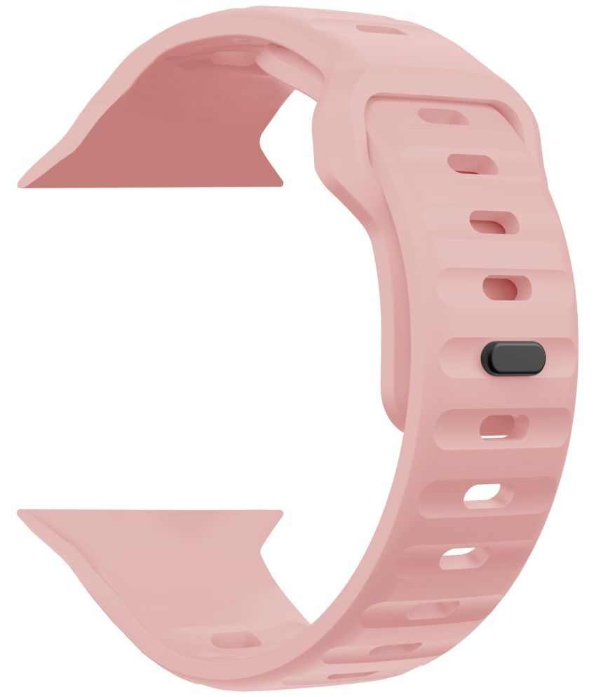     			ACM Watch Strap Slide Sports Silicone Belt compatible with Pebble Frost Pro Smartwatch Breatheable Band Pink