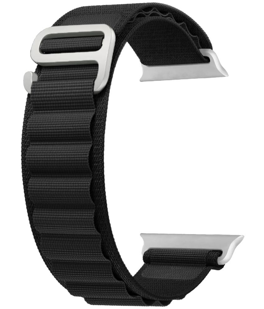     			ACM Watch Strap Slide Nylon compatible with Pebble Enigma Smartwatch Sports Hook Band Black