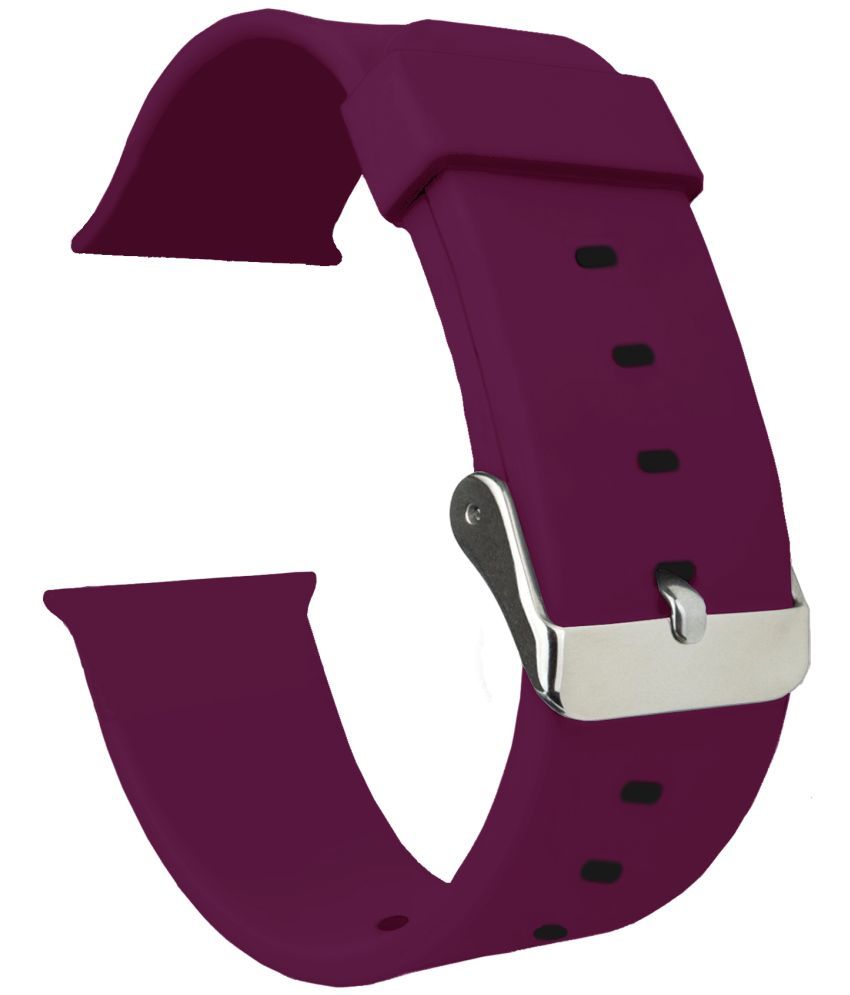     			ACM Watch Strap Slide Silicone Belt compatible with Intex Fitrist Max Inr7 Smartwatch Classic Casual Band Purple