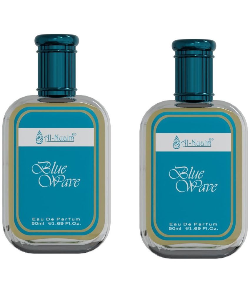     			Al-Nuaim Blue Wave Eau De Parfum For Men & Women Lasting Perfume 50 ml (Pack of 2)