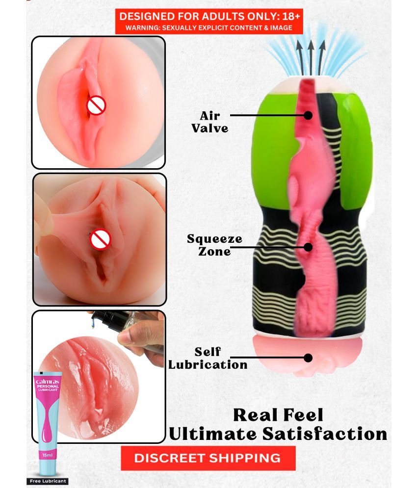     			Male Masturbator Cup Sex Toys, Secret Pocket Pussy Masturbation Sleeve Reusable Sex Toy For Men with Free Lube