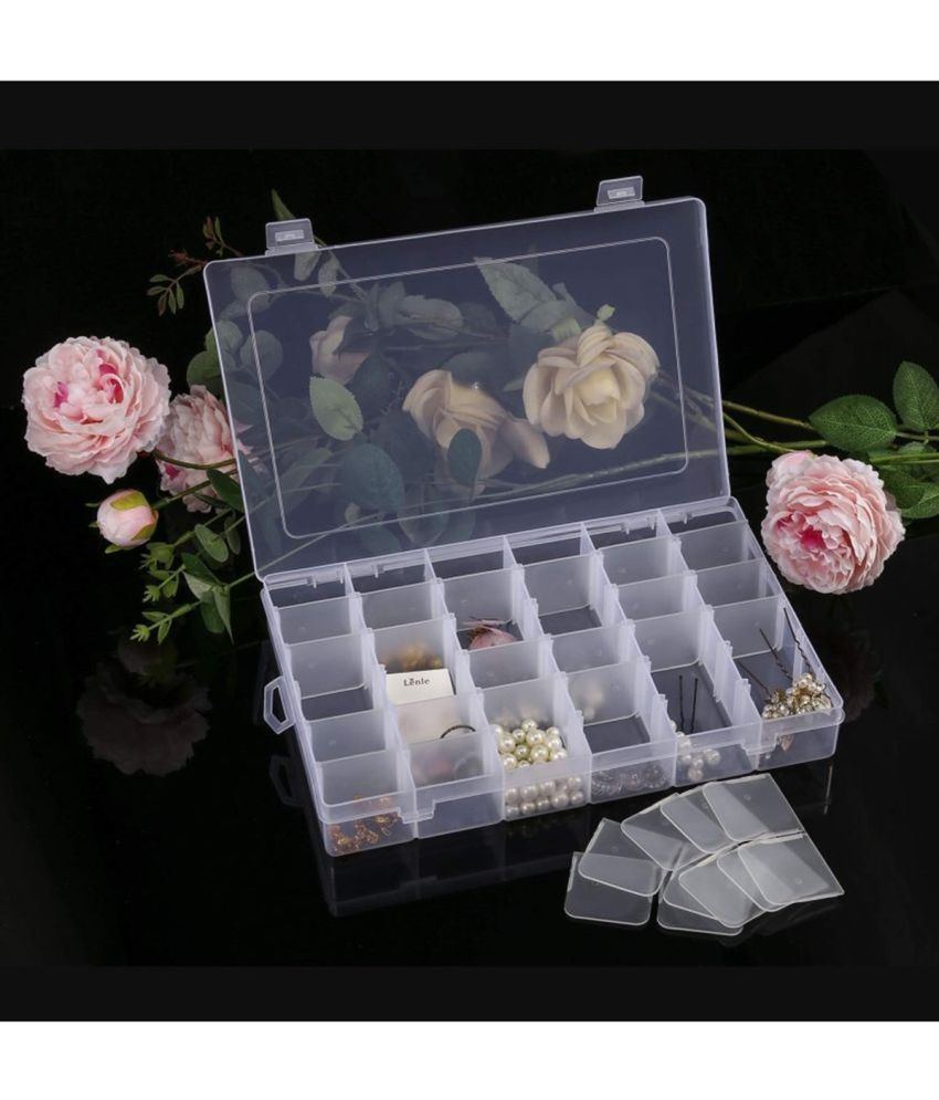     			Plastic 36 Grid Removeable Divider For Make Up/Jewellery/Stationery/Cosmetic Multi Purpose Storage Box