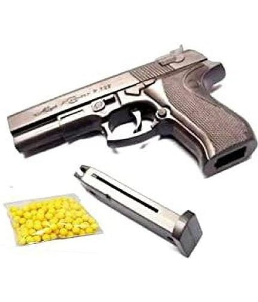     			Plastic Air Sports Mauser Toy with 6mm BB Bullets for Kids Guns & Darts  (Silver)