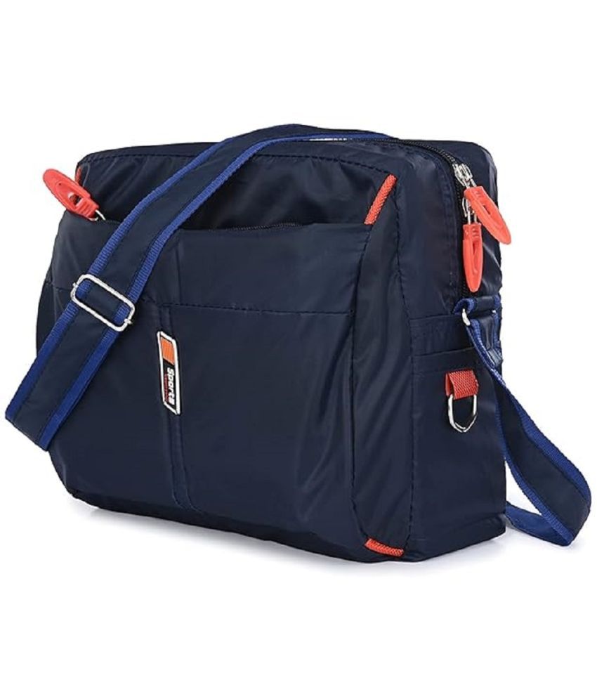     			S.K.DAYNA 20 Ltrs Navy Blue Sling Bag for Unisex