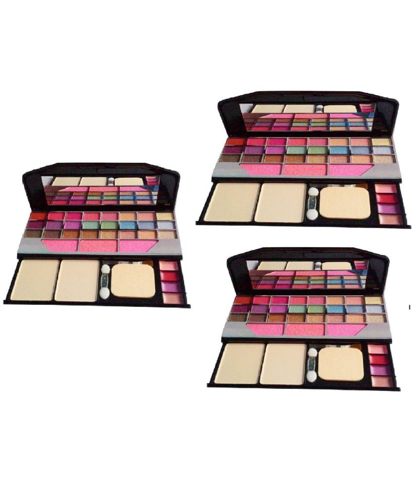     			GABANA Makeup Kit ( 24 eyeshadow shades, 3 blush shades, 2 compacts & 4 lipstick shades Wedding Party Time Makeup )