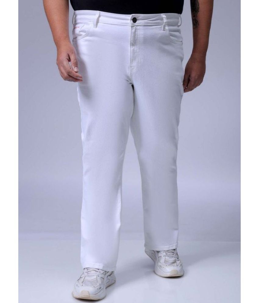     			HARDSODA Regular Fit Bootcut Men's Jeans - White ( Pack of 1 )