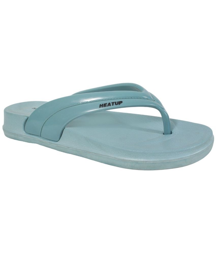     			HEATUP FOOTWEAR Blue Women's Thong Flip Flop