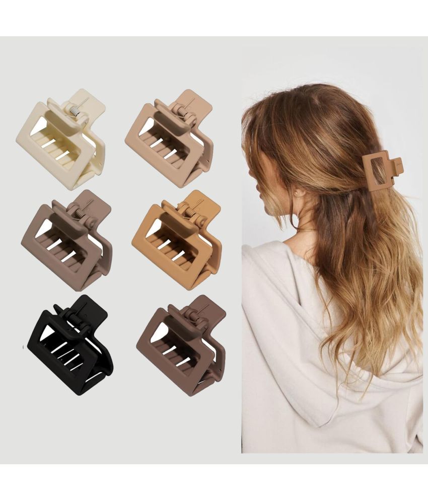     			Rhosyn Multi Women's Hair Clip ( Pack of 6 )