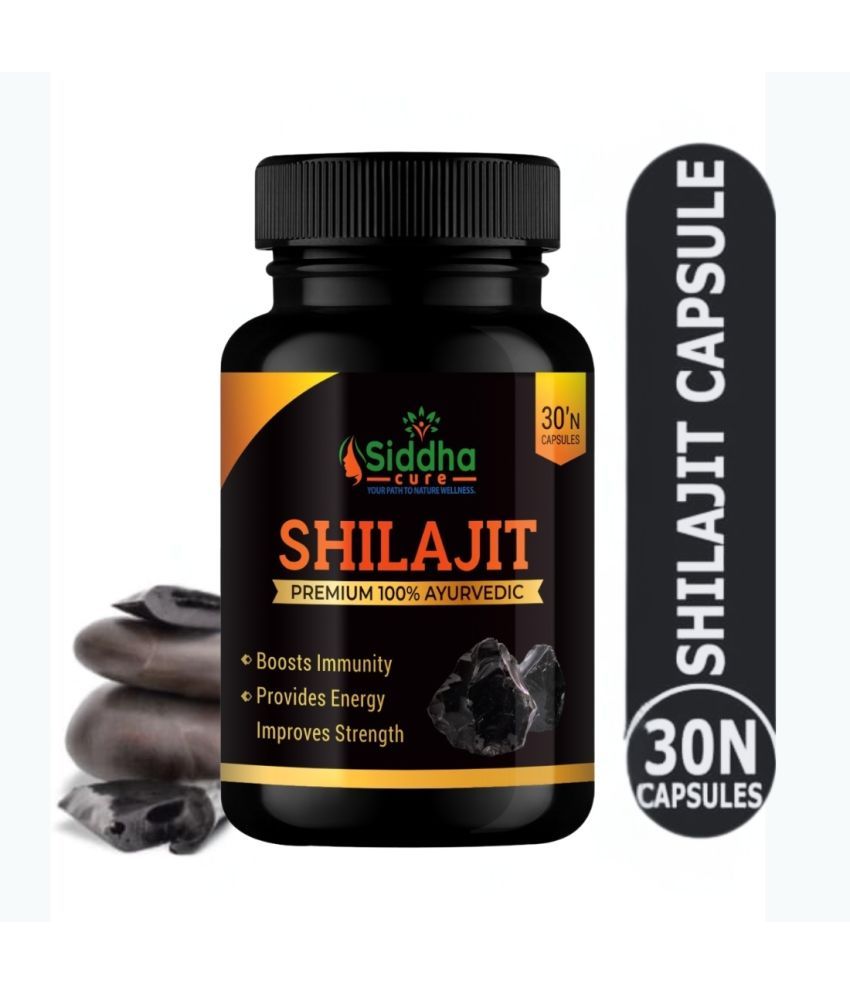     			Siddha Cure Shilajit Capsule For Boosts Immunity, Provides Energy And Improve Strength