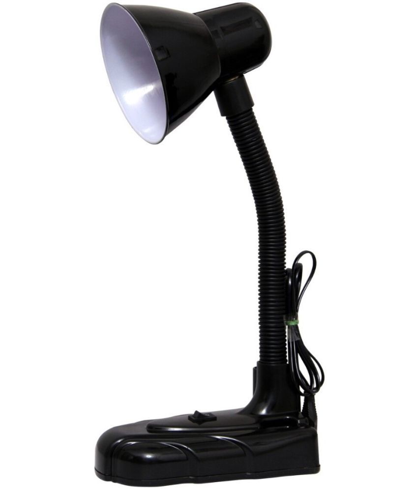     			Spark World Black Study Table Lamp ( Pack of 1 )