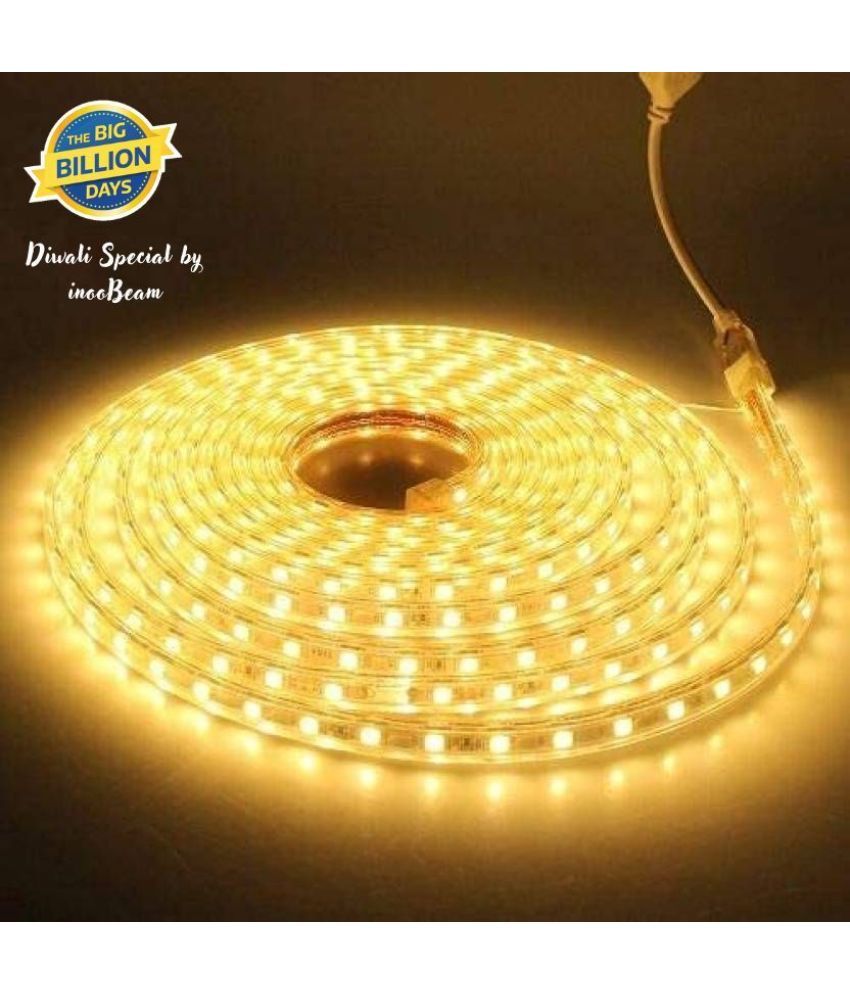     			Spark World Yellow 10 Mtr LED Rope Light ( Pack of 1 )