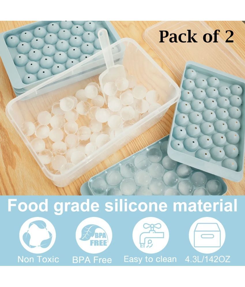     			Stysol Blue Ice Tray Light Blue 2 Pcs