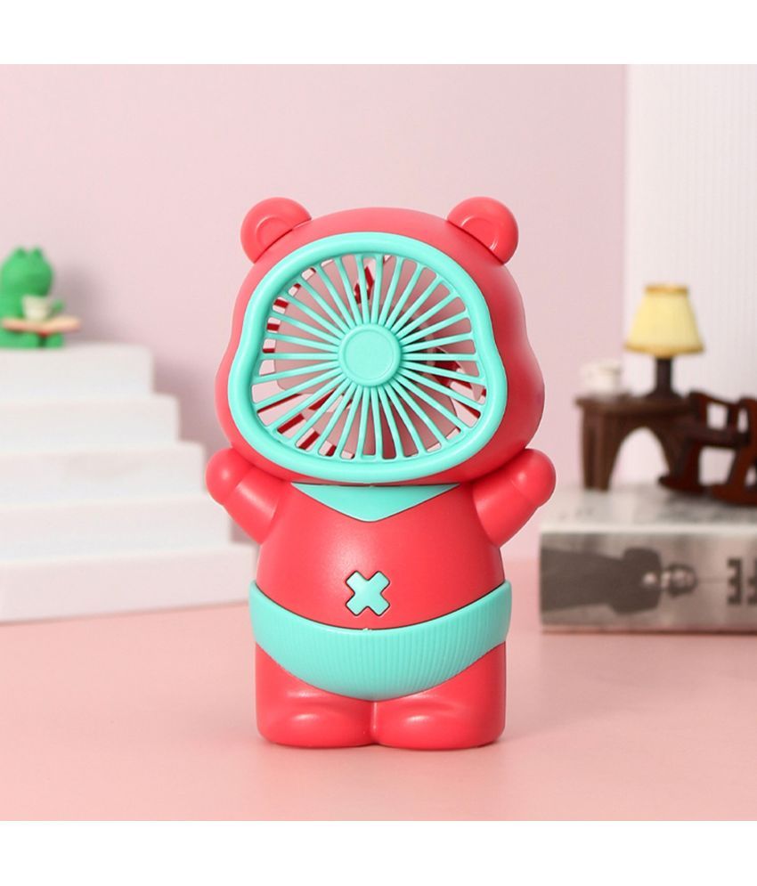     			3MADS Cute Cartoon Pet Rechargeable Handheld Mini USB Fan