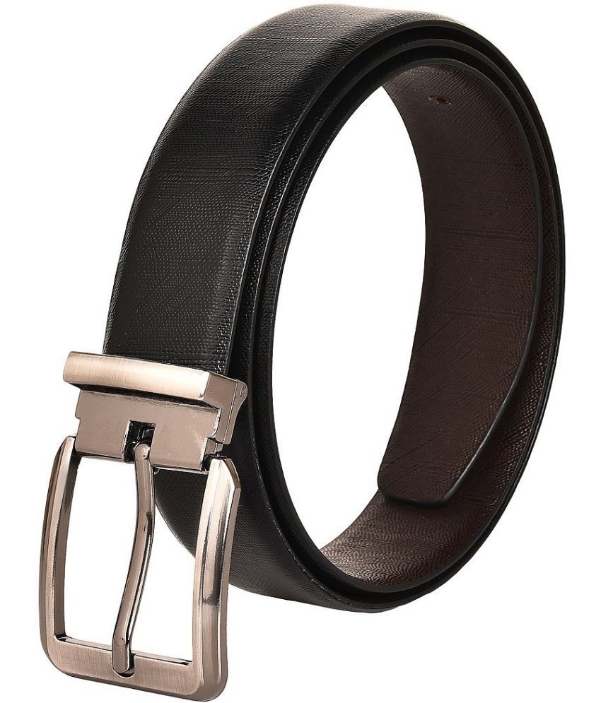     			Amicraft - Black PU Men's Casual Belt ( Pack of 1 )