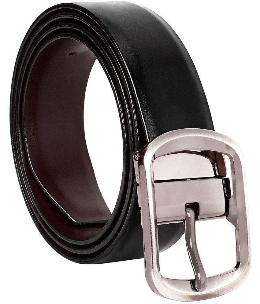     			Amicraft - Black PU Men's Casual Belt ( Pack of 1 )