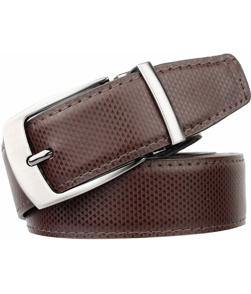     			Amicraft - Brown PU Men's Casual Belt ( Pack of 1 )