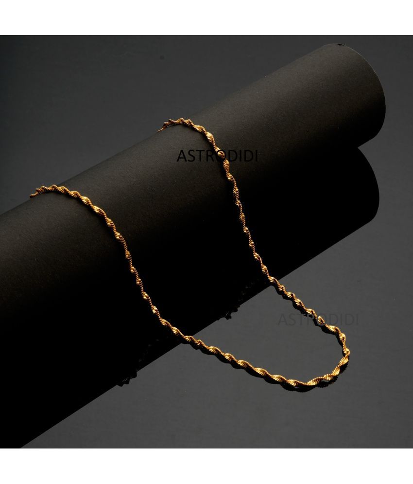     			Astrodidi Gold Plated Chain ( Set of 1 )