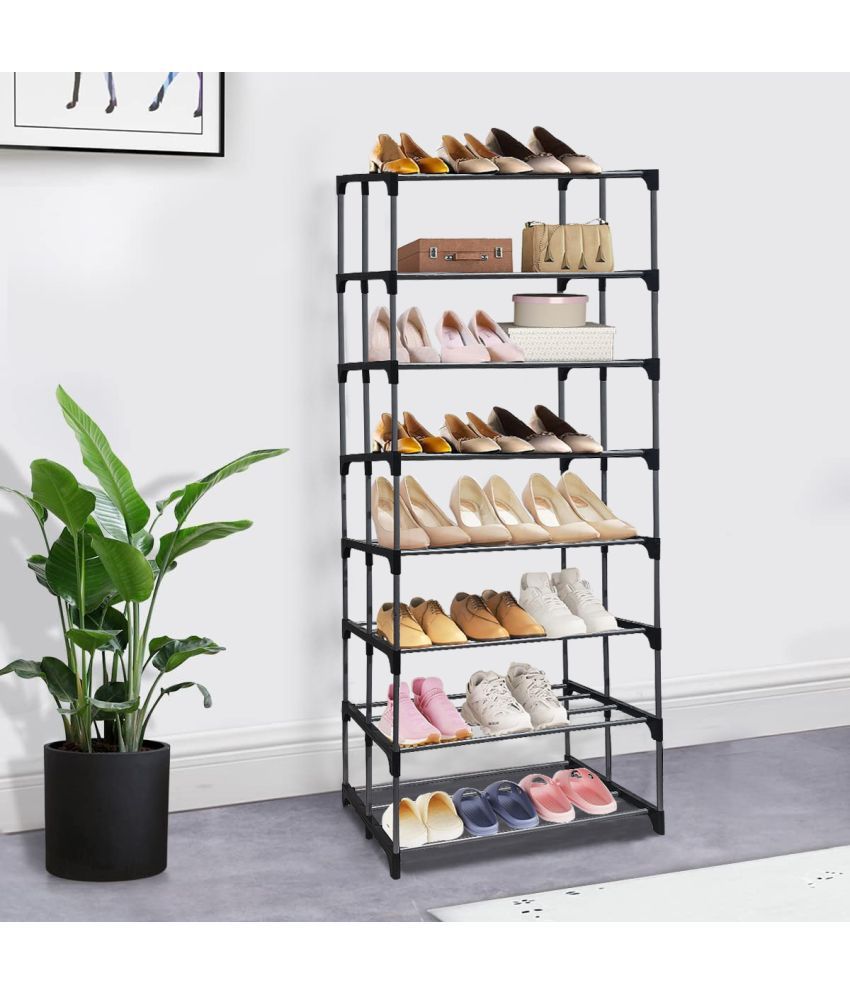     			BHIMADA Metal More Than 5 Tier Shoe Rack Silver