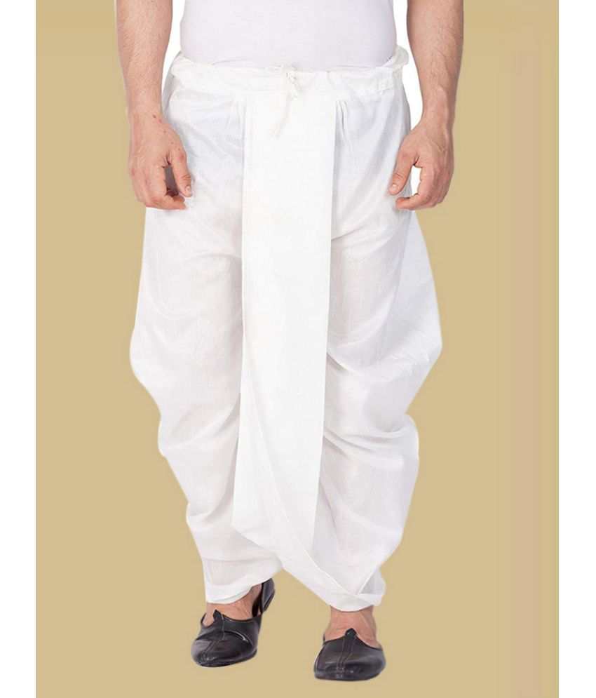     			DISONE Cotton Men's Dhoti White ( Pack of 1 )