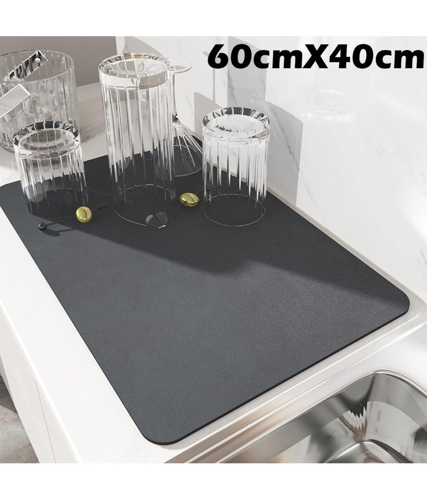     			GEEO Black Non Woven Dish Racks ( Pack of 1 )